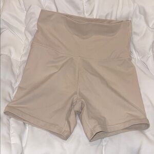 aerie High-Waist Nude-Tone Bike Shorts